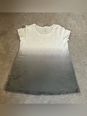 Ombré tunic tee